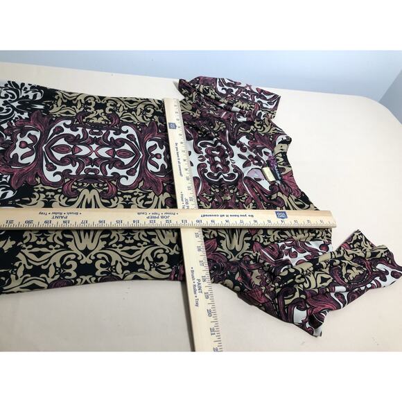 Peck & Peck Women Sheath Dress M 3/4 Sleeve Round Neck Cottagecore Peasant Boho - Picture 8 of 9